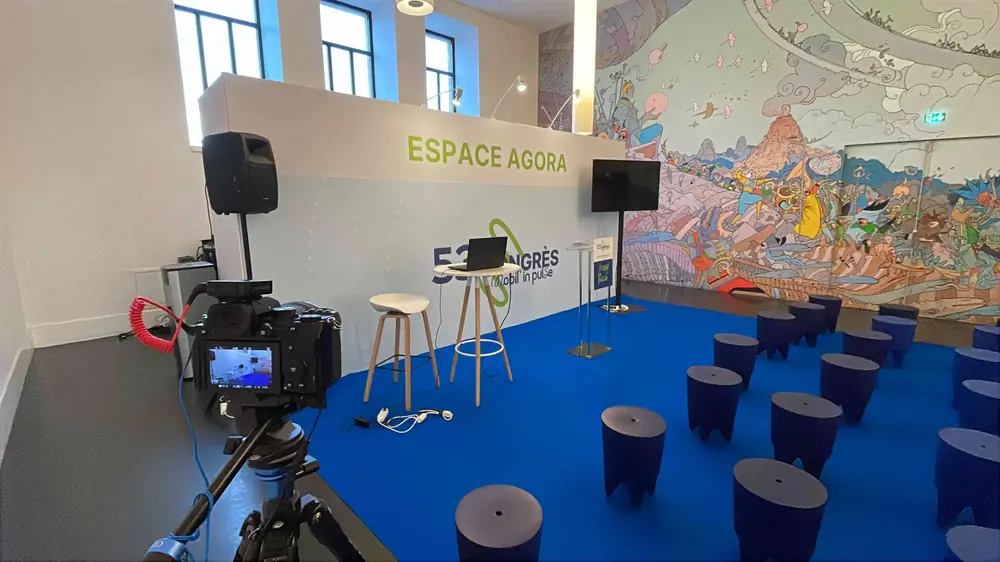 Installation événementielle en agora